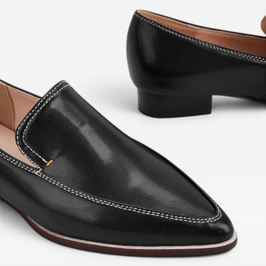Women's Minimalist Leather Loafers — view 6