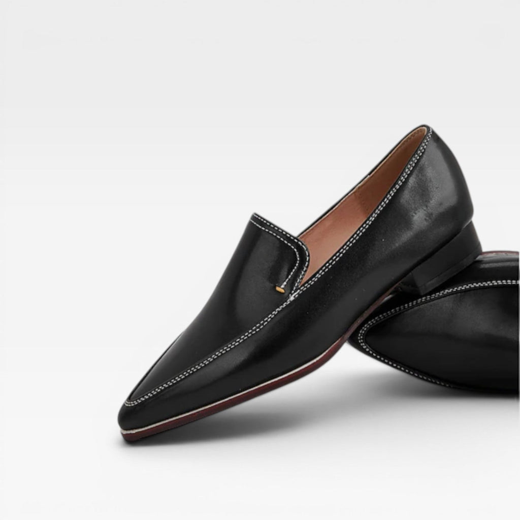 Women's Minimalist Leather Loafers — view 7