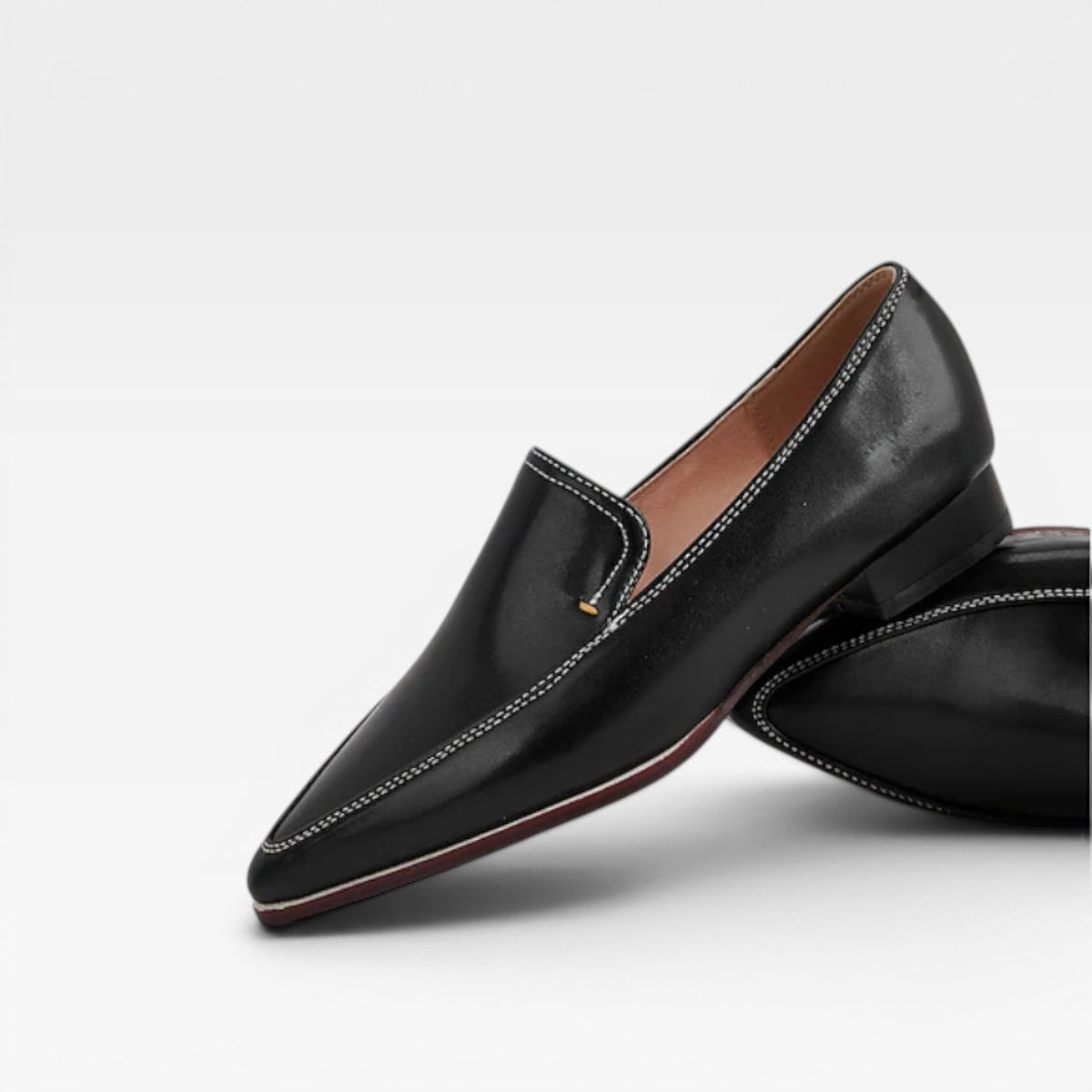 Women's Minimalist Leather Loafers — view 7
