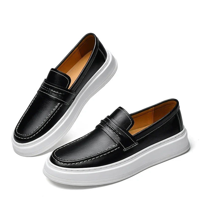 Men's Leather Boat Shoes – Scicli