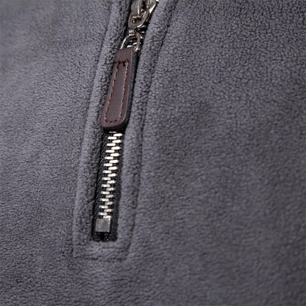 Men's Fleece Quarter-Zip Pullover | Kael