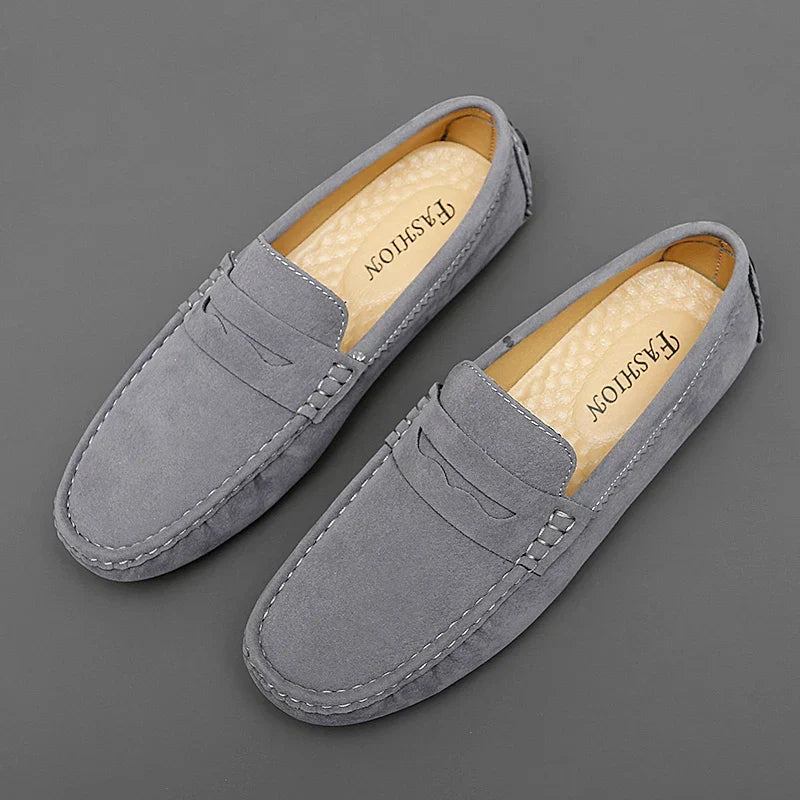Men's Suede Boat Shoes – Elnath