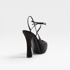 Women's Sculpted Court Shoes with Bow Detail — view 2