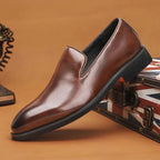 Men's Comfort Leather Slip-On Shoes – Massimo