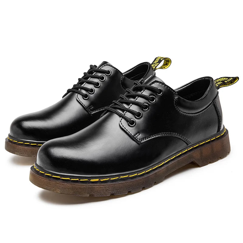 Men's Leather Oxford Boots – Laurence