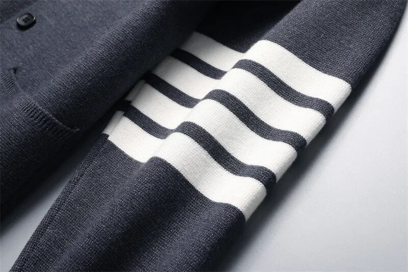 Men's Patterned Knit Cardigan | Evren