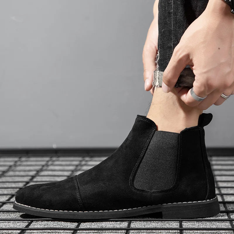Men's Suede Ankle Boots – Alphard
