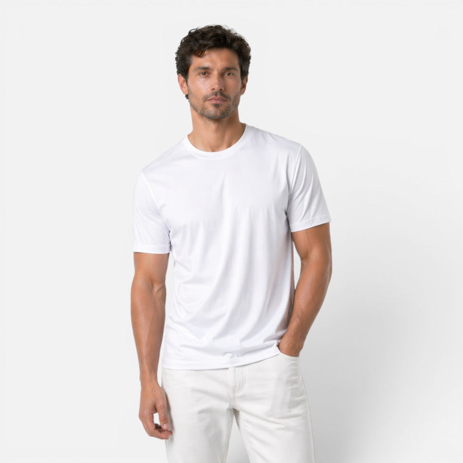 Men's lightweight cooling crew neck T-shirt