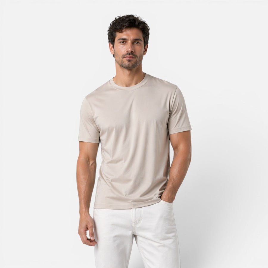 Men's lightweight cooling crew neck T-shirt