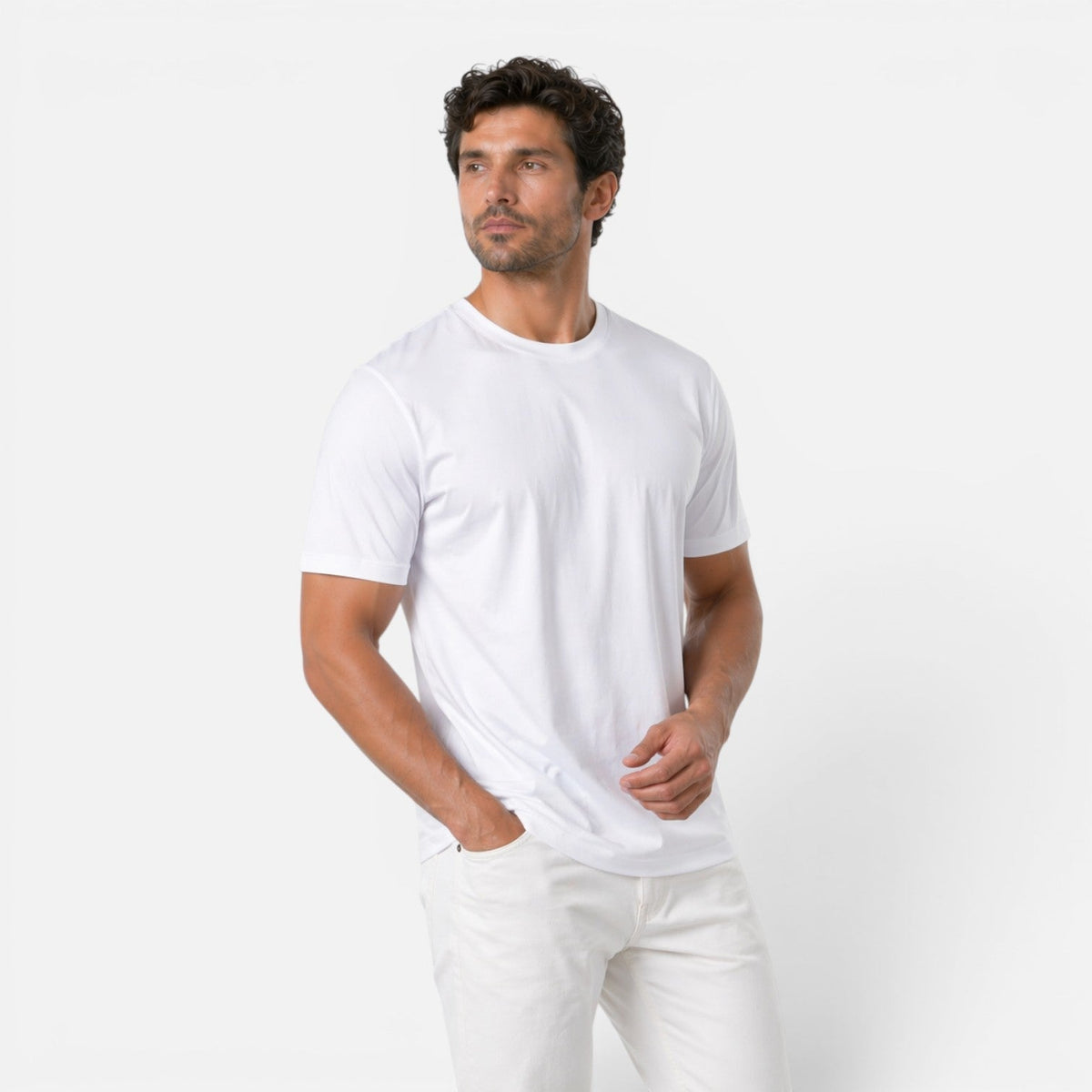 Men's lightweight cooling crew neck T-shirt