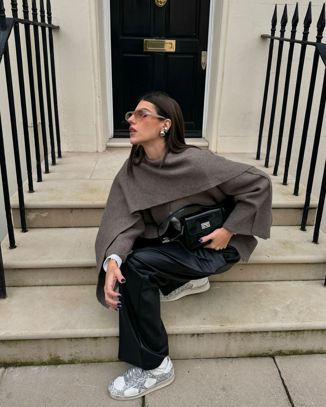 Manteau-cape court structuré pour femme | Budleigh