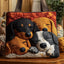 Snuggle Dachshunds Tote Bag