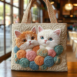 Soft Yarn Twins Tote Bag