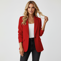 Women's single-button tailored blazer