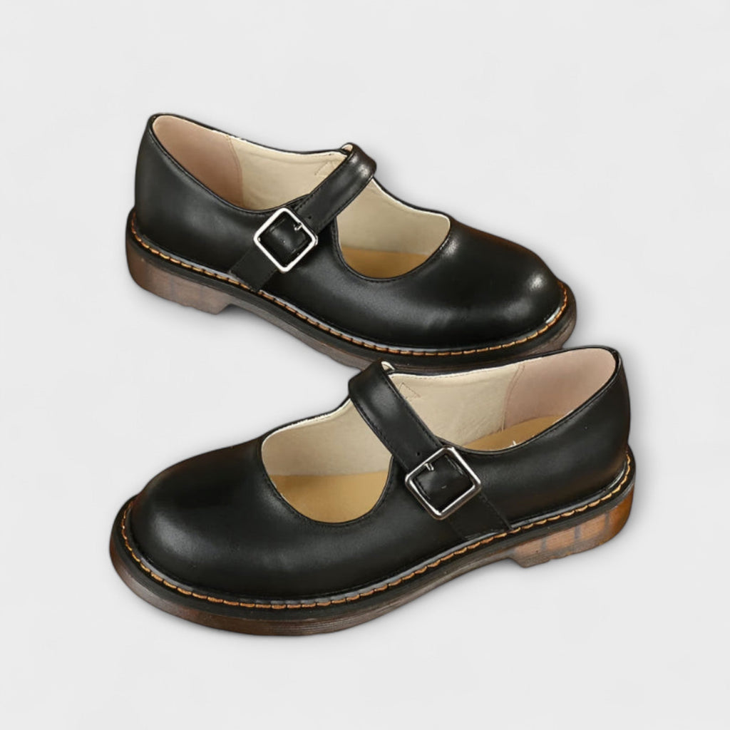 Women's Classic Mary Jane Shoes with Strap — view 4