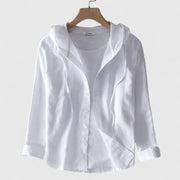 Demi | Elegant Hooded Blouse