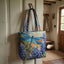 Sunset Stitch Zipper Tote Bag
