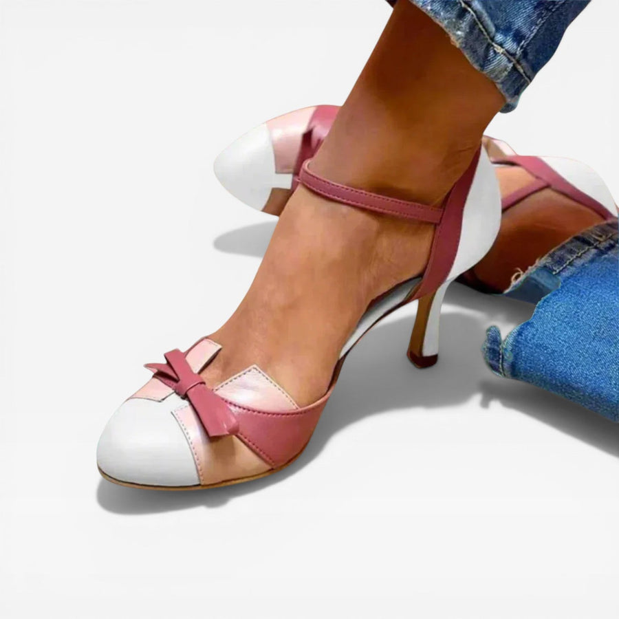 Women's Two-Tone Mary Jane Low Heels — view 4