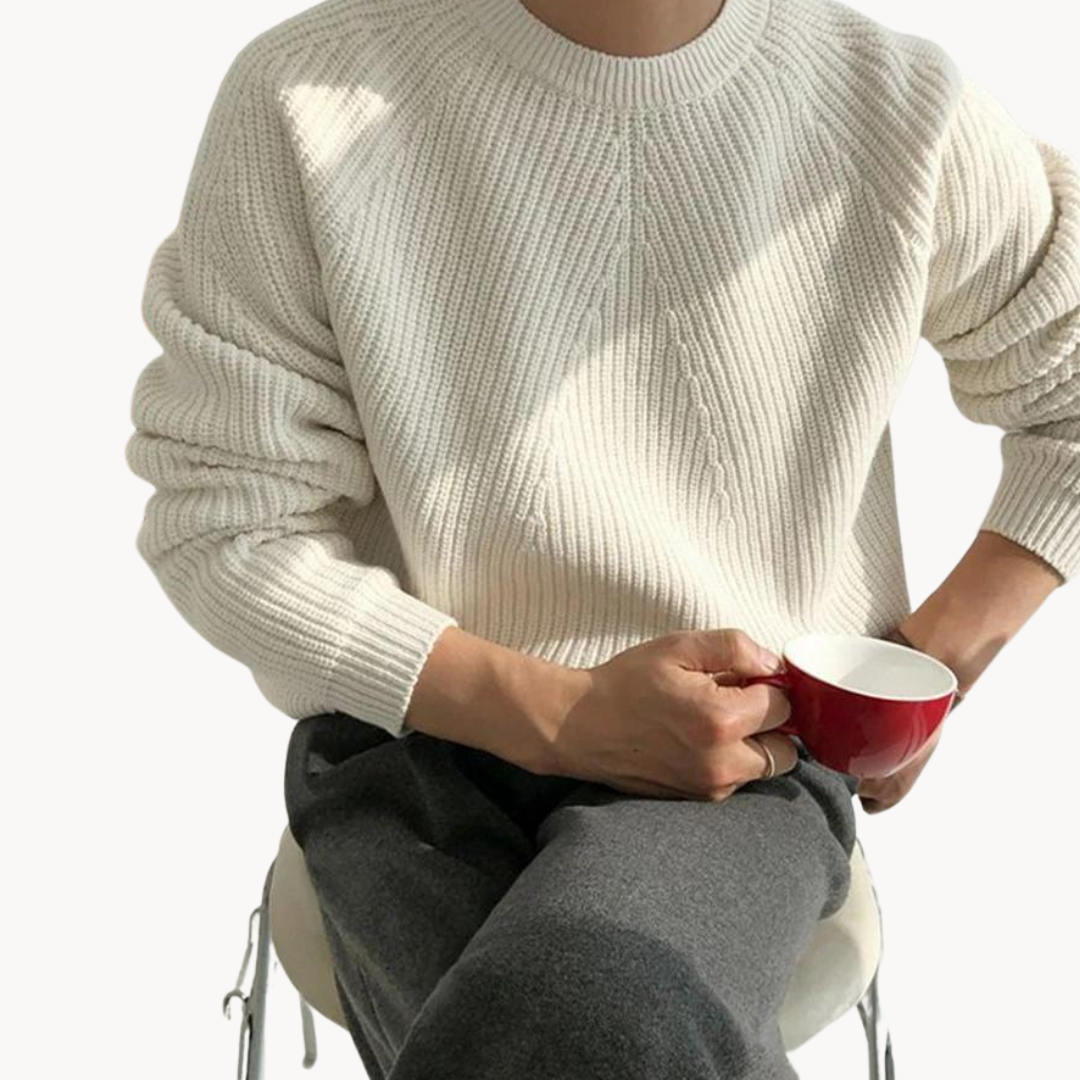 Men's Ribbed Knit Jumper | Ridgeway
