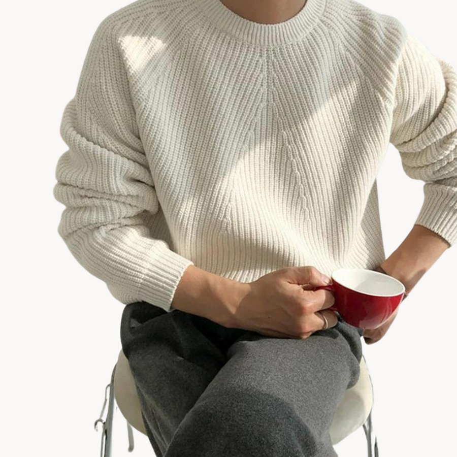 Men's Ribbed Knit Jumper | Ridgeway