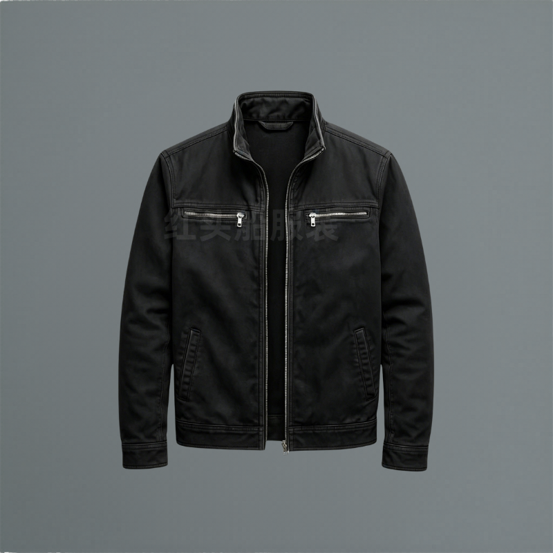 Men's cotton-blend jacket with multiple pockets