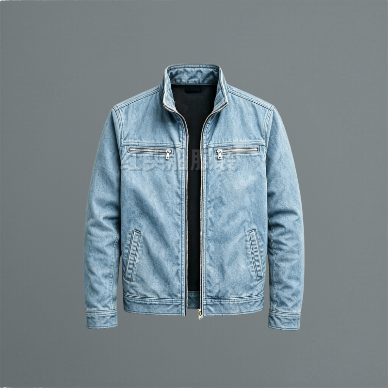 Men's cotton-blend jacket with multiple pockets