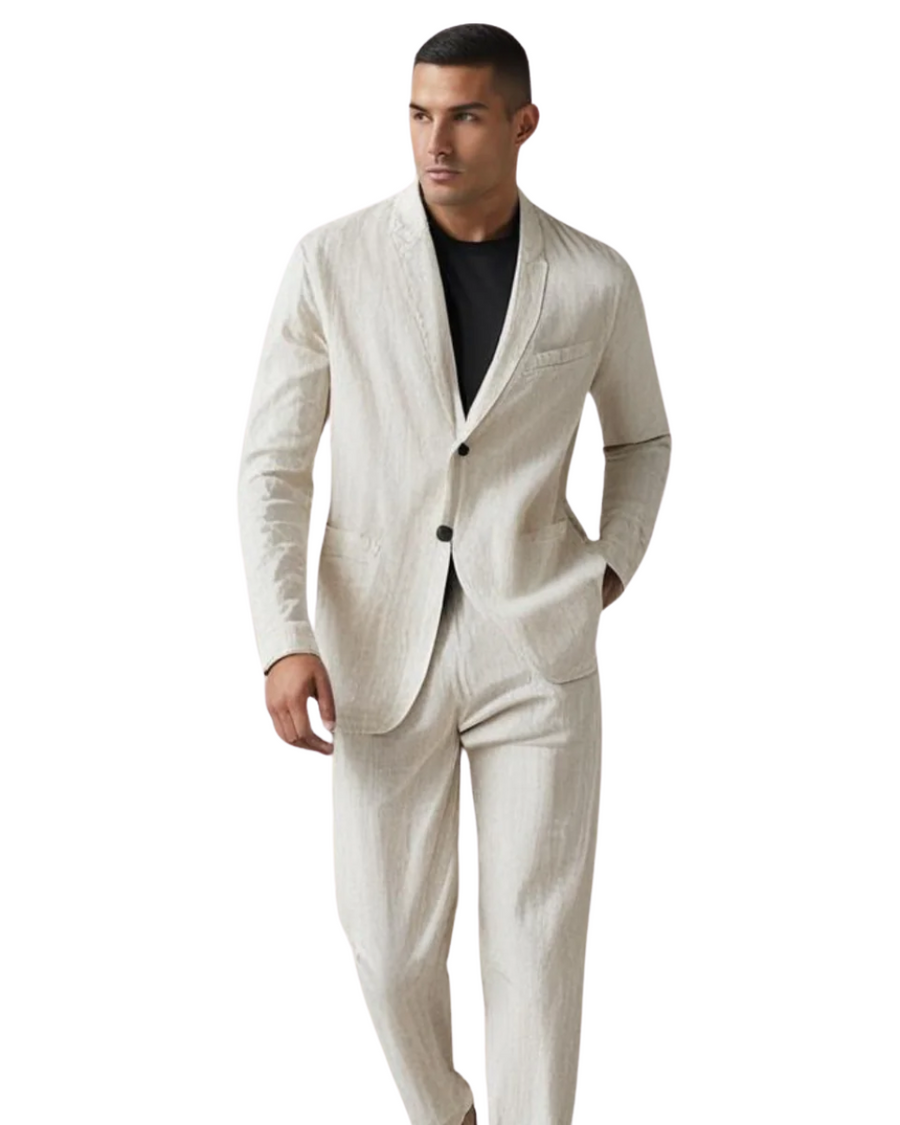 Men's Linen Two-Piece Set – Magnus