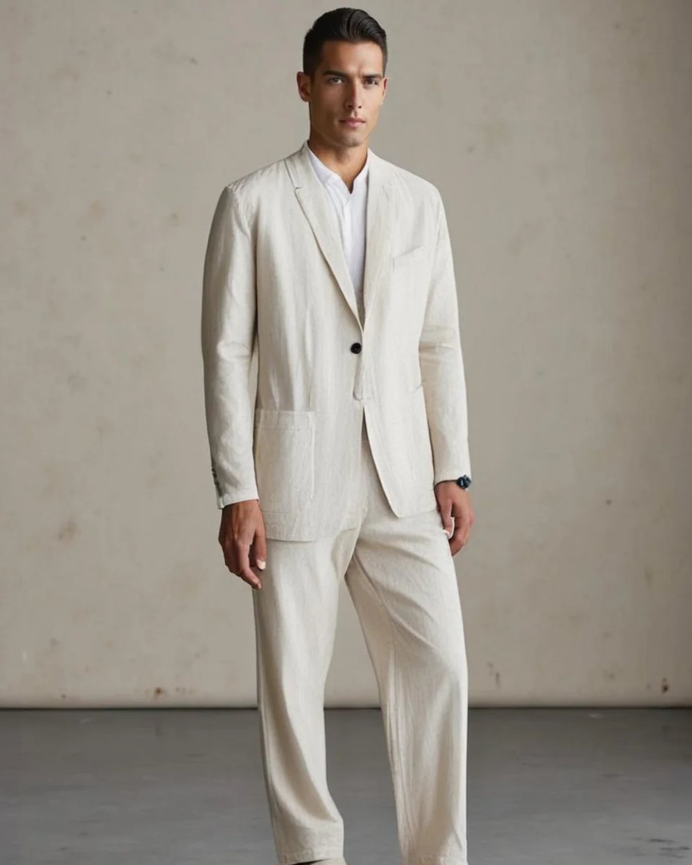 Men's Linen Two-Piece Set – Magnus