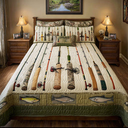 Vintage Tackle 3-Piece Bedding Set