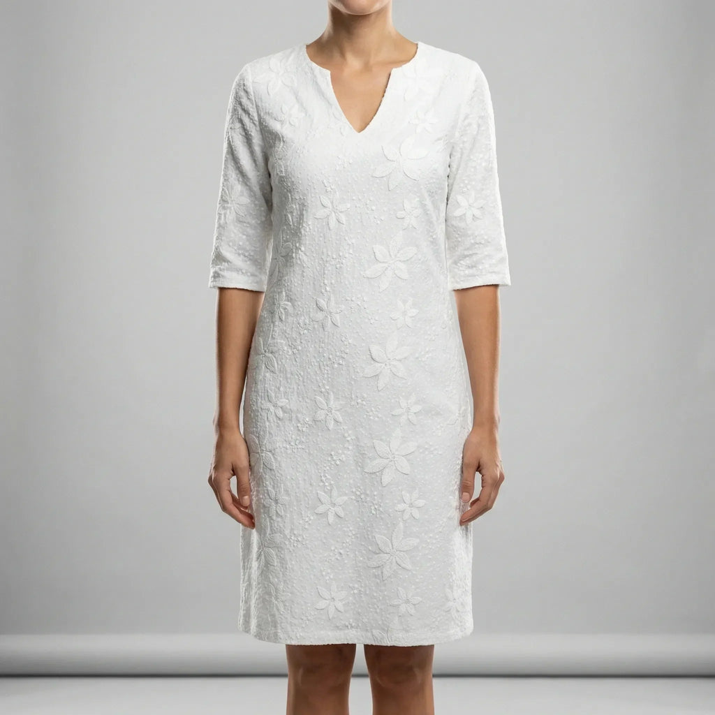 Women’s V-Neck Floral Summer Dress - Parker and Grant