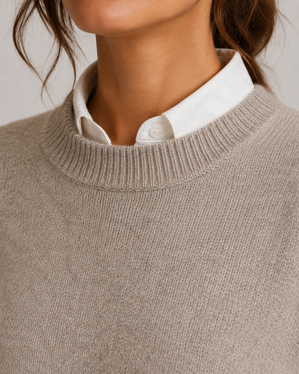 Women's Relaxed Crew Neck Knit Jumper | Malham