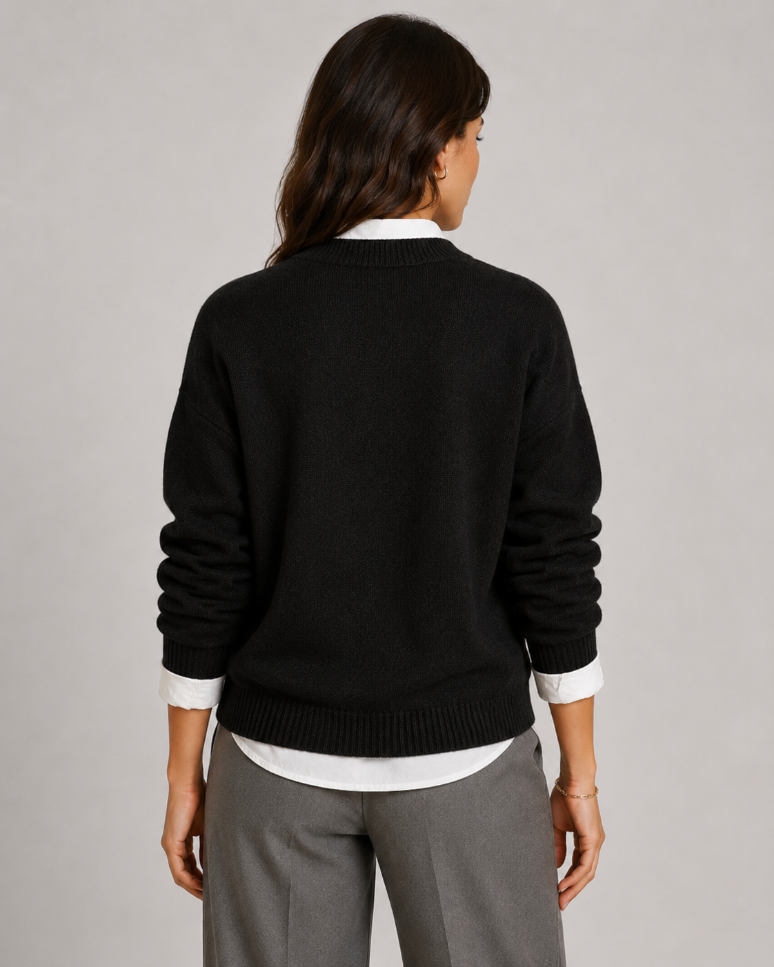 Women's Relaxed Crew Neck Knit Jumper | Malham
