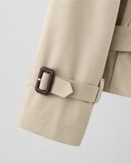 Women's Cropped Funnel Neck Trench Jacket | Reeth