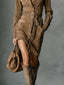Mila | Suede Shirt Dress