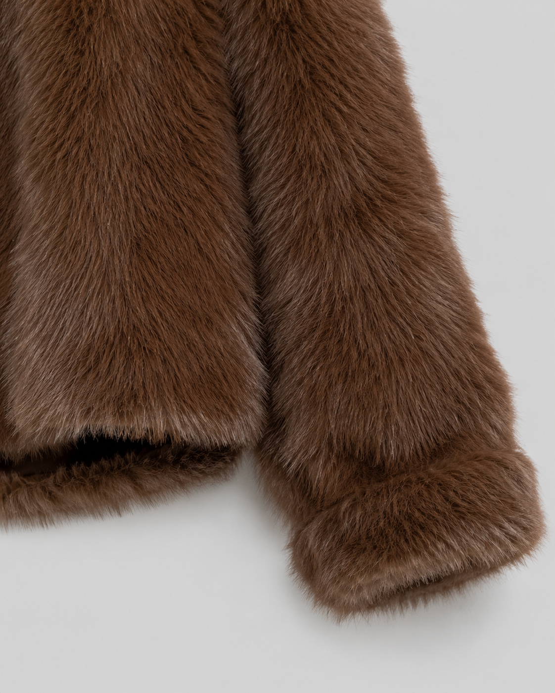 Women's Plush Faux Fur Cropped Jacket | Slaithwaite