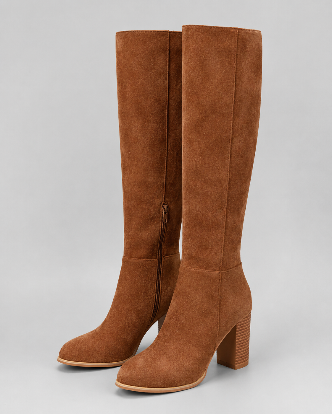 Women's Knee-High Block Heel Boots | Osmotherley