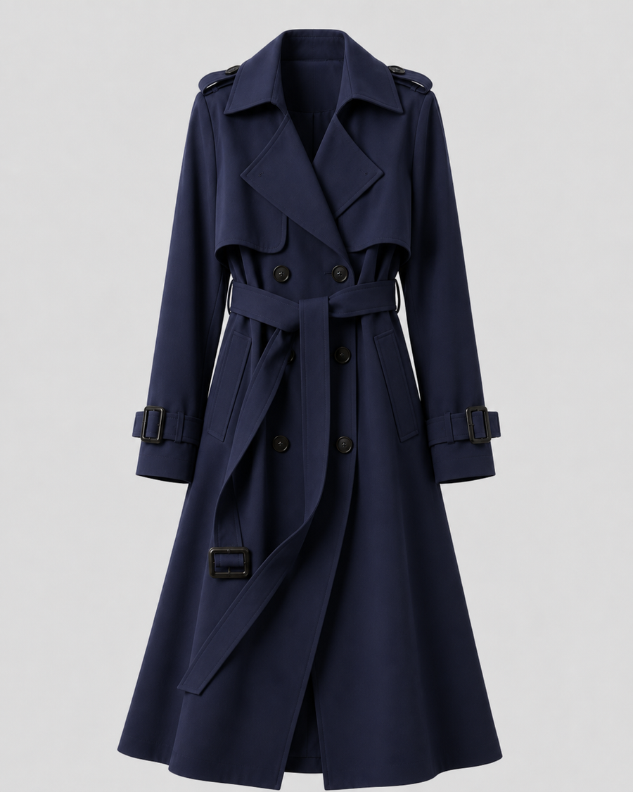 Women's Long Belted Trench Coat | Sandsend