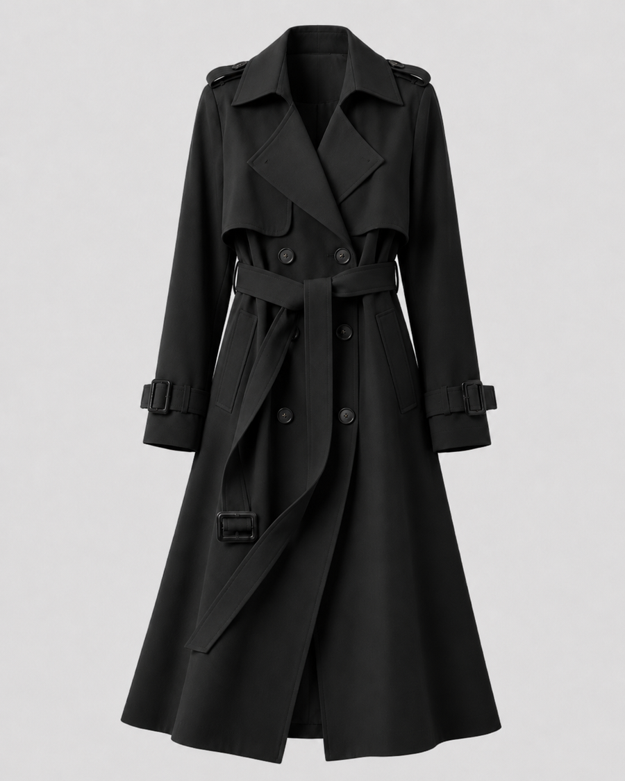 Women's Long Belted Trench Coat | Sandsend