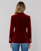 Women's Tailored Velvet Blazer | Hebden