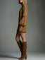 Marlowe | Vintage Suede Mini Dress