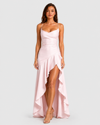 Women’s Asymmetrical Strappy Maxi Dress