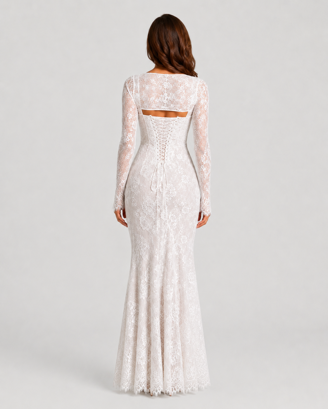 Women’s Corset Lace Maxi Dress
