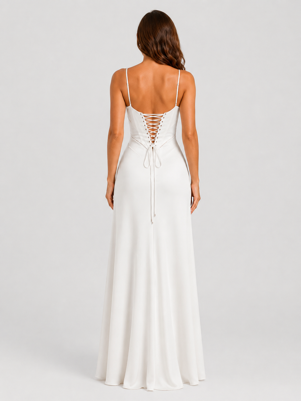 Women's Occasion Maxi Gown with Bustier Detail