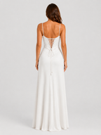 Women's Occasion Maxi Gown with Bustier Detail