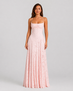 Women’s Textured Floral Maxi Dress
