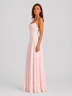 Women’s Textured Floral Maxi Dress