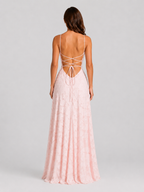 Women’s Textured Floral Maxi Dress