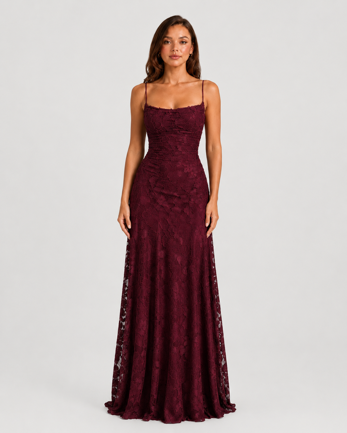 Women’s Textured Floral Maxi Dress