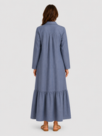 Women’s Tiered Maxi Shirt Dress