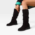 Women's Slouchy Knee-High Suede Boots — view 2